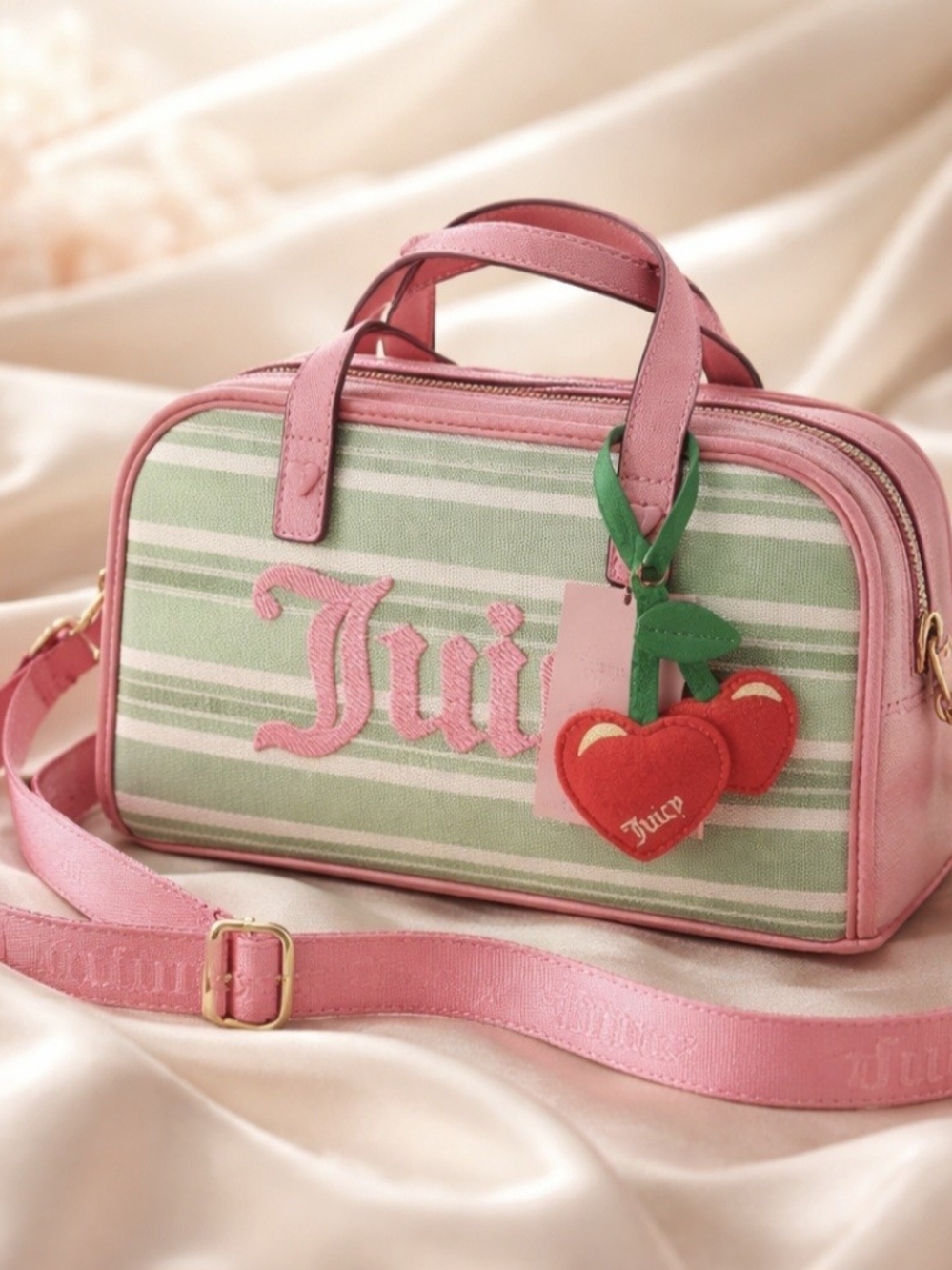Juicy Pink & Green  Crossbody